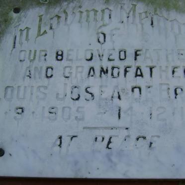 BRUIN Louis Josea, de 1905-1978