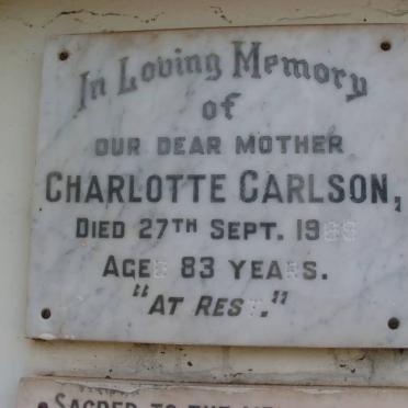 CARLSON Charlotte -1969