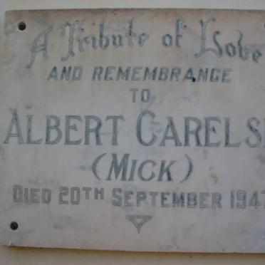 CARELSE Albert -1947