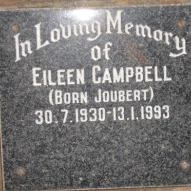 CAMPBELL Eileen nee JOUBERT 1930-1993