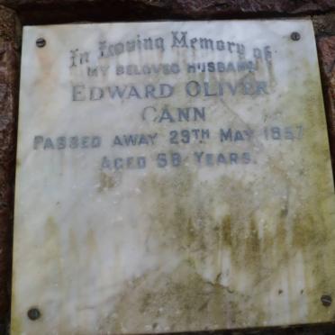 CANN Edward Oliver -1957