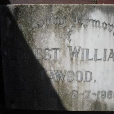 CAWOOD Ernest William -1966