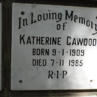 CAWOOD Katherine 1909-1985
