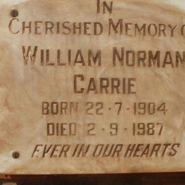 CARRIE William Norman 1904-1987