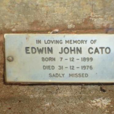 CATO Edwin John 1899-1976