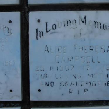 CAMPBELL Alice Theresa 1907-1987