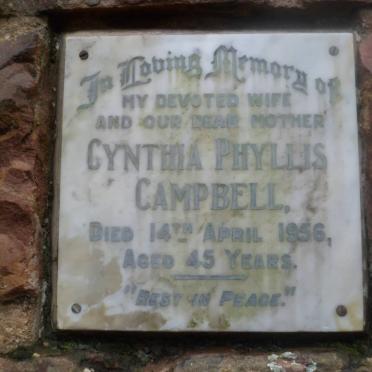 CAMPBELL Cynthia Phyllis -1956