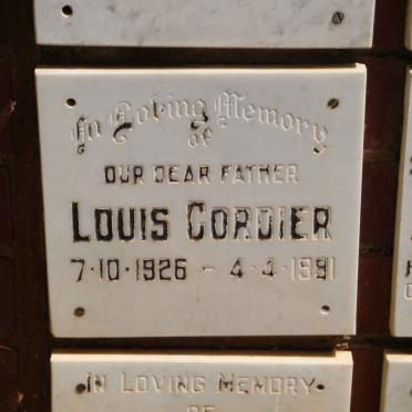 CORDIER Louis 1926-1991