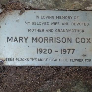 COXELL Mary Morrison 1920-1977