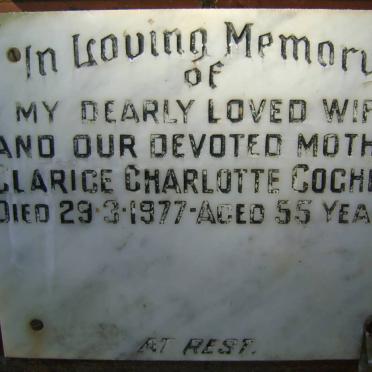 COGHLAN Clarice Charlotte -1977