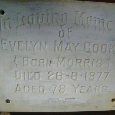 COOKE Evelyn May nee MORRIS -1977