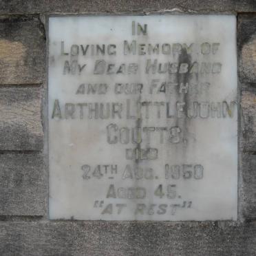 COUTTS Arthur Littlejohn -1950