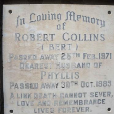 COLLINS Robert -1971 &amp; Phyllis -1983
