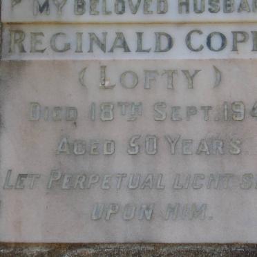 COPLEY Reginald -1945