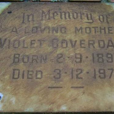 COVERDALE Violet 1897-1979