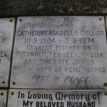 COLLIER Catherine Isabella 1904-1974