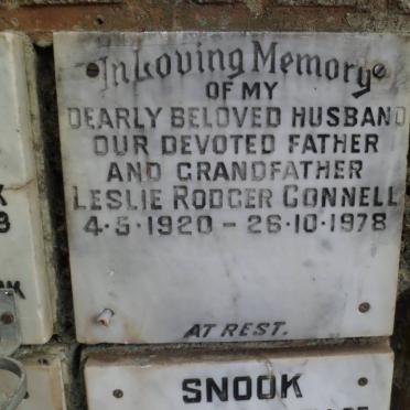 CONNELL Leslie Rodger 1920-1978