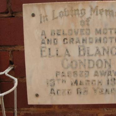 CONDON Ella Blanche -1970