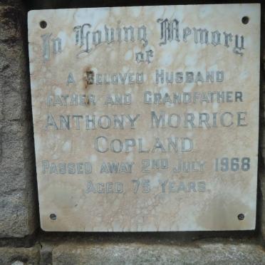 COPLAND Anthony Morrice -1968