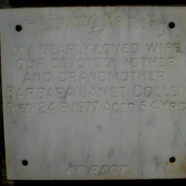 COLLEN Barbara Janet -1977