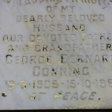 CONNING George Bernard 1905-1980