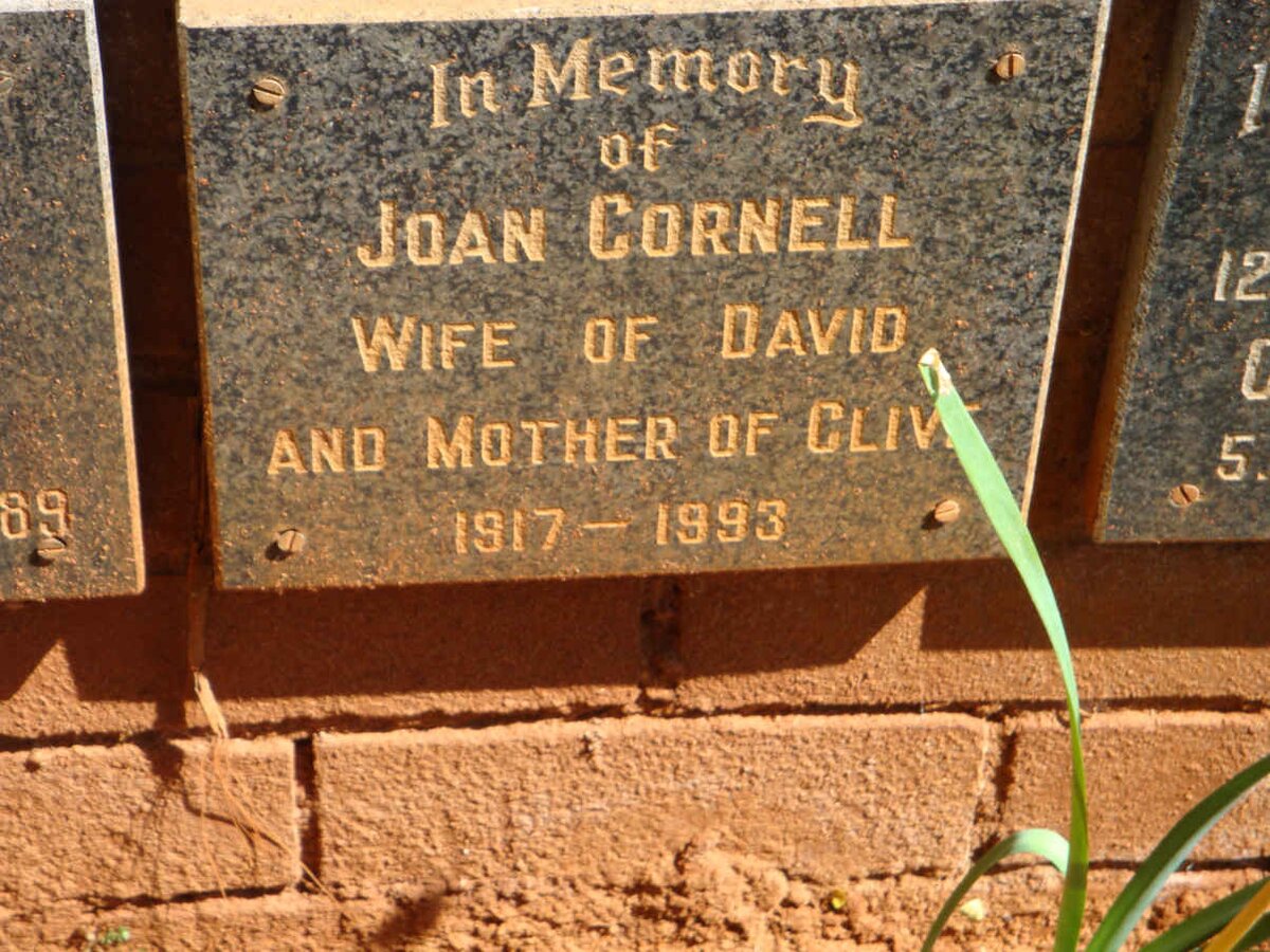 CORNELL Joan 1917-1993