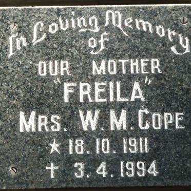 COPE W.M. 1911-1994