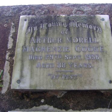 COOKE Arthur Morell Mackenzie -1956