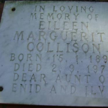 COLLISON Eileen Marguerite 1890-1978