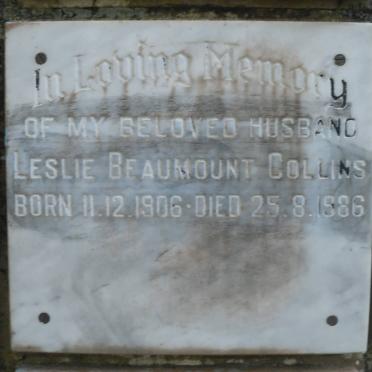 COLLINS Leslie Beaumount 1906-1986