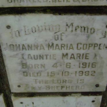 COPPENS Johanna Maria 1916-1982