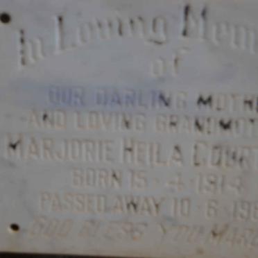 COURTNEY Marjorie Heila 1914-1986