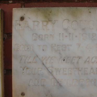 COUSINS Harry 1912-1975