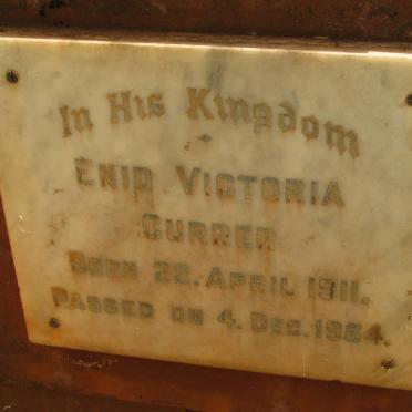 CURRER Enid Victoria 1911-1964