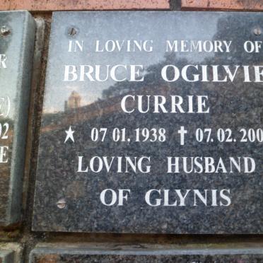 CURRIE Bruce Ogilvie 1938-2004