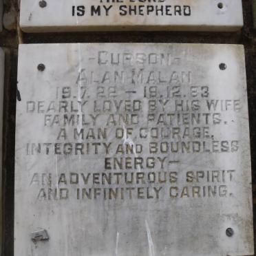 CURSON Alan Malan 1922-1983