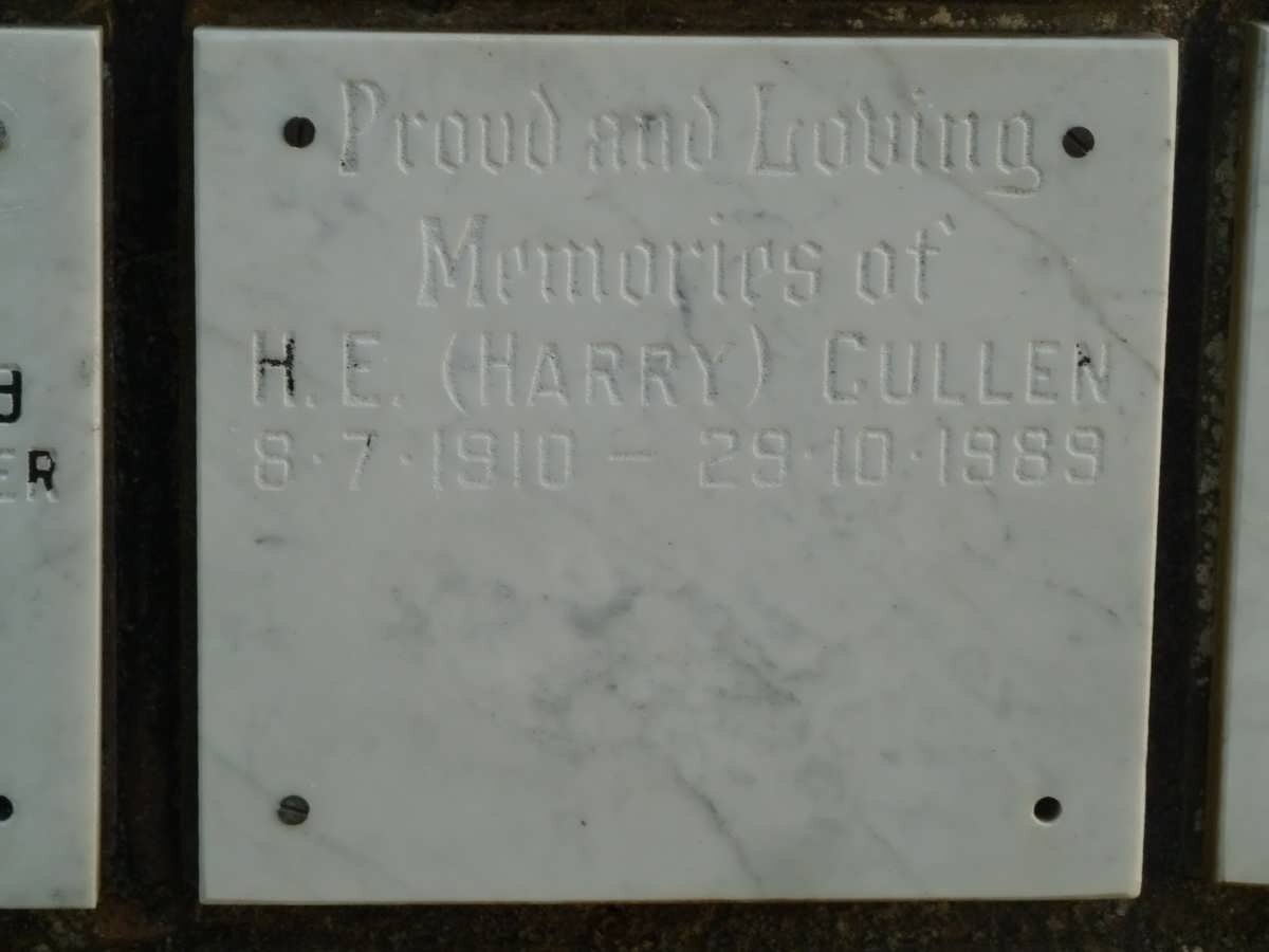 CULLEN H.E. 1910-1989