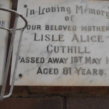 CUTHILL Lisle Alice -1971