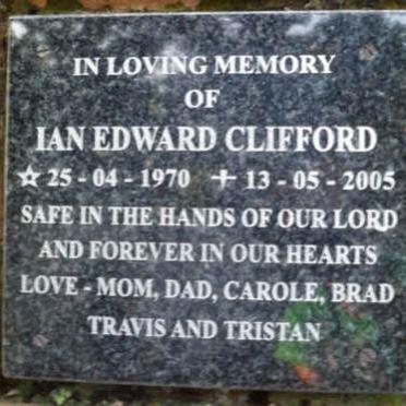 CLIFFORD Ian Edward 1970-2005