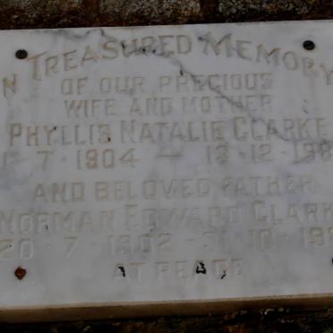 CLARKE Norman Edward 1902-1988 &amp; Phyllis Natalie 1904-1986