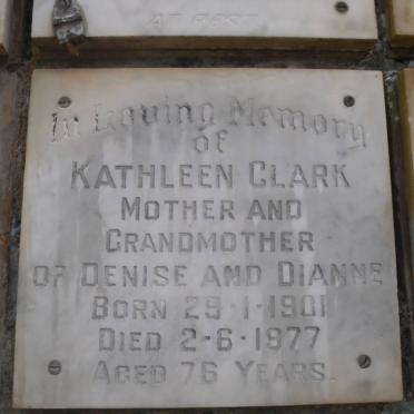 CLARK Kathleen 1901-1977