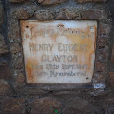 CLAYTON Henry Eugene -1947