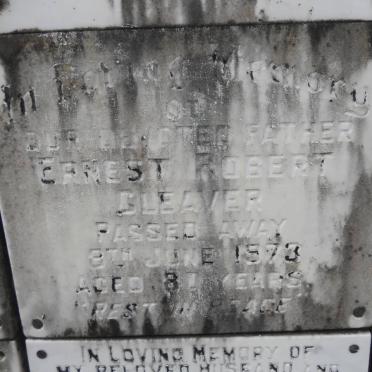 CLEAVER Ernest Robert -1973