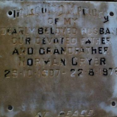 CRYER Norman 1907-1978