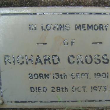 CROSSLEY Richard 1901-1973