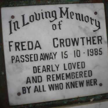 CROWTHER Freda -1985