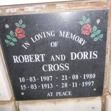 CROSS Robert 1907-1980  &amp; Doris 1913-1997
