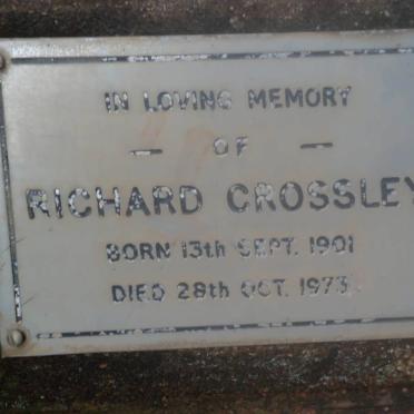 CROSSLEY Richard 1901-1973