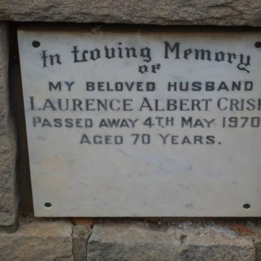 CRISP Laurence Albert -1970