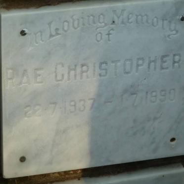 CHRISTOPHERS Rae 1937-1990